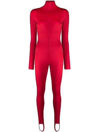 red full jumpsuit