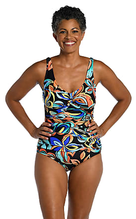 Maxine Women's Plus Size Tropic Paradise Swim Romper at
