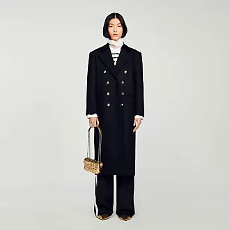 Sandro long straight cut on sale coat