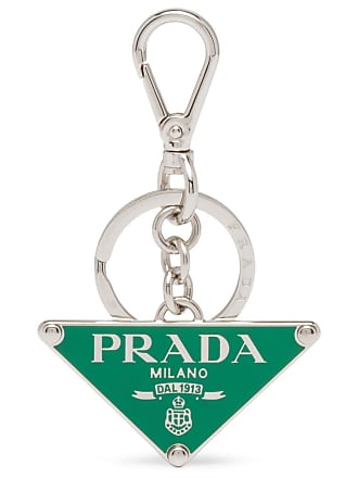 Prada logo-print Sterling Silver Cufflinks - Farfetch