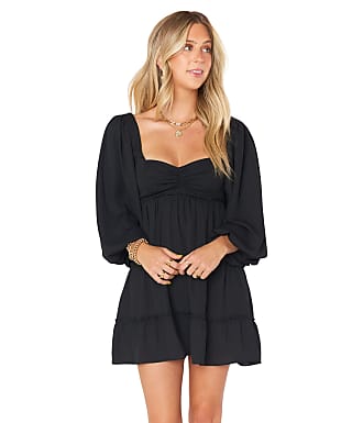 Show me your Mumu Womens Mandi Mini Dress, Black, X-Small