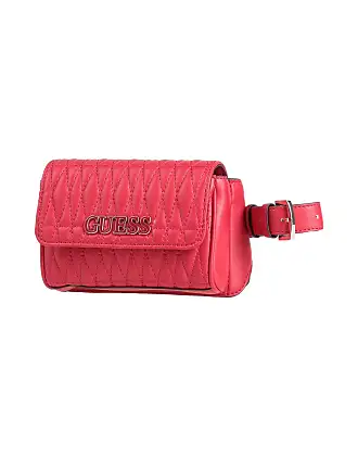 Handbag GUESS Red in Cotton - 22582387