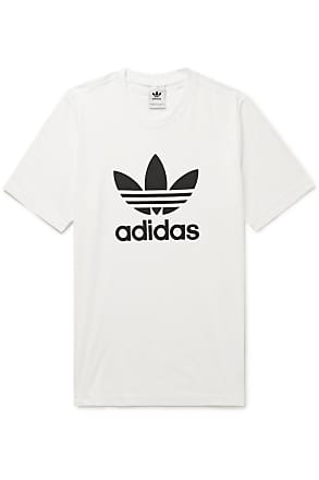 adidas Trefoil Monogram Infill Tee - Beige