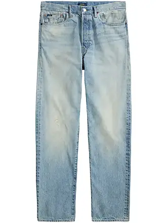 Ralph Lauren Mid Rise Straight Jeans in White