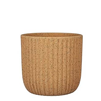 Braune Keramik Blumentopf Pflanzentopfmöbel im Maßstab 1:12 für 