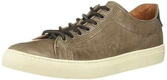 Frye Mens Walker Low Lace Fashion Sneaker, Stone, 7 M US