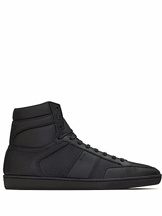 Saint Laurent high-top leather sneakers - men - CALFSKIN/Rubber - 39,5 - Black