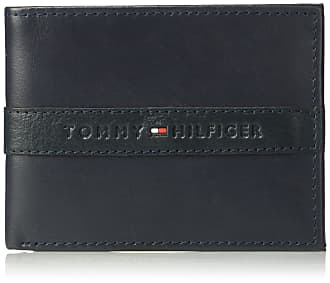 New Men's Tommy Hilfiger Leather Credit Card Wallet Billfold 5675-02-brown 