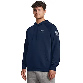 Under Armour mens New Freedom Flag Hoodie, (035) Steel Light