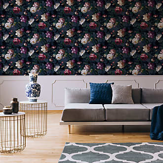 Graham & Brown Isabelle Navy Wallpaper