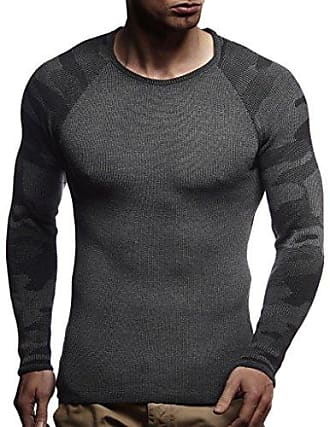 Pull Homme Beige Coupe Slim Col Rond Coupe Étroite