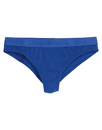 Slip Synthétique DSquared² en coloris Bleu Femme Vêtements Articles de lingerie Culottes et sous vêtements 