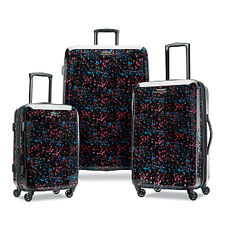 American Tourister American Tourister Moonlight Hardside Expandable Luggage with Spinner Wheels, Speckle Black, 3-Piece Set (20/24/28)