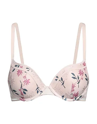 Womens Chantelle red Orchids Push-Up Bra