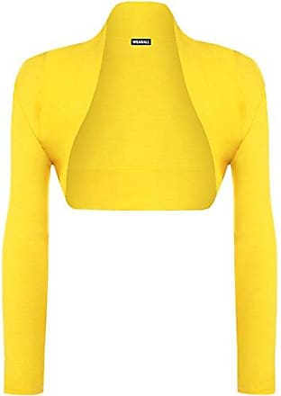 Jaune WearAll Cardigan à Manches Longues 36-38