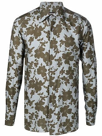 Tom Ford floral-print shirt - men - Viscose/Silk - 39 - Grey