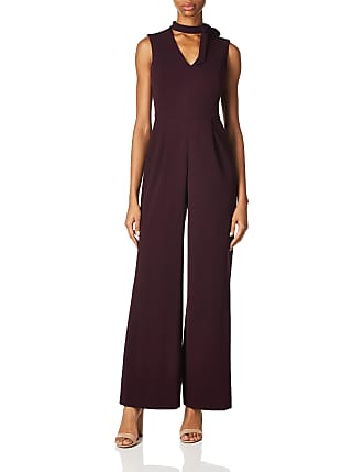 calvin klein burgundy jumpsuit