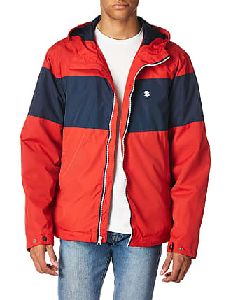 izod men's quilted full zip puffer jacket