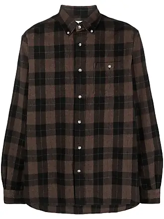 Men's Fleece-Lined Flannel Shirt, Traditional Fit Black Plum XXXL, Polyester Flannel | L.L.Bean