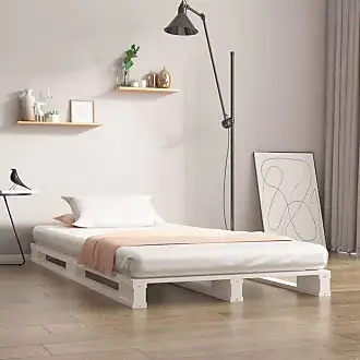 Lit tipi ELIN lit enfant simple en bois, 90 x 200 cm, en pin massif lasuré  blanc - Cdiscount Maison