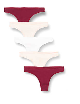 Iris & Lilly Womens Cotton Thong Panty Multipack 