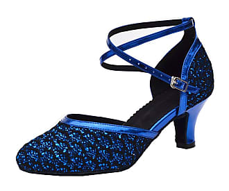 MGM-Joymod Womens Closed Toe T-Strap Snakeskin Synthetic Ballroom Latin Modern Dance Shoes Prom Wedding Party Pumps 