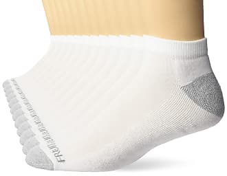 Fruit Of The Loom Mens Dual Defense Low Cut Socks 12 Pair Casual, White/Grey, Shoe Size: 6-12