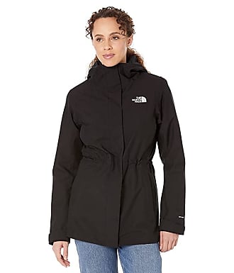 womens black north face rain jacket