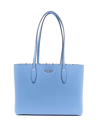 Kate Spade Knott Large Leather Shoulder Bag In Watercolor Blue