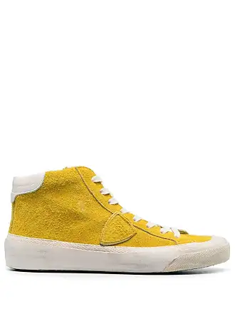 High top yellow on sale sneakers