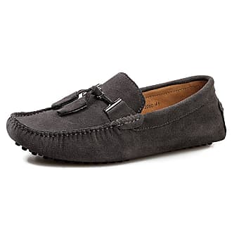 Jamron Mens Stylish Tassel Suede Moccasins Comfort Loafers Flats Driving Shoes 