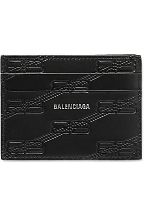Balenciaga BB Logo Print Lanyard Card Holder
