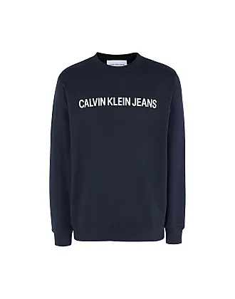 CALVIN KLEIN JEANS - Men's winter logo sweatshirt - navy