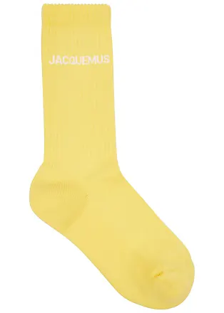 Les chaussettes Neve fluffy socks in purple - Jacquemus