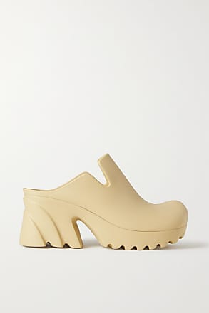 Bottega Veneta Rubber Flash in Weiß Damen Schuhe Absätze Clogs 