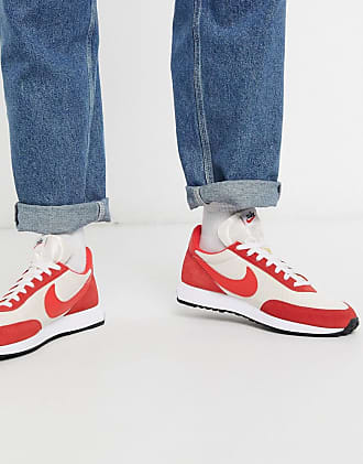 mens red nike trainers