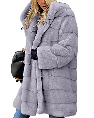 Generico Felpa Teddy Donna Addensato Cappotto Donna Peluche Giacca