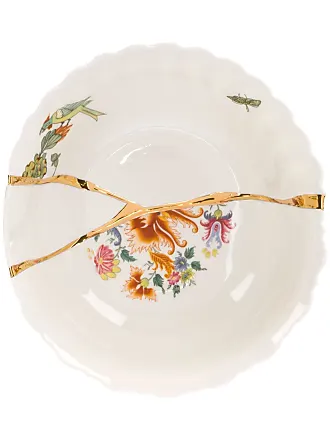 Kintsugi' dessert plate by Seletti, Tableware