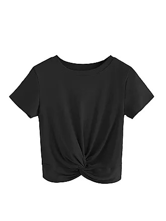 MakeMeChic Women's Plus Size Athletic Shirts Casual Letter Graphic Short  Sleeve Round Neck Split Workout Sports Tee Tops Black B 0XL at   Women's Clothing store