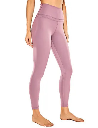 CRZ YOGA Womens High Waisted Fleece Lined Leggings 25 inches - Winter Warm  Thick Thermal Soft Workout Yoga Pants