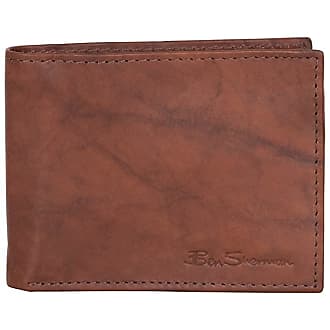 New In Box Ben Sherman Genuine Leather Wallet RFID Protected Trifold MSRP $60.00 