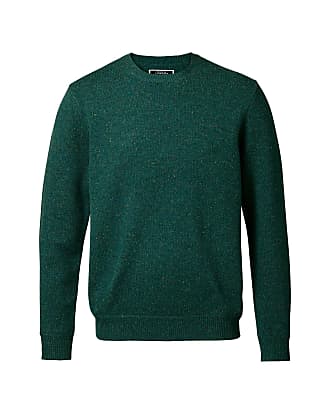 Alpha Studio Baumwolle Pullover in Grün für Herren Herren Bekleidung Pullover und Strickware Rundhals Pullover 