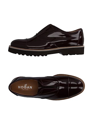 Hogan Mocassins bleu-blanc motif abstrait style d\u00e9contract\u00e9 Chaussures Mocassins 