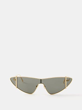 O'Lock Aviator-Style Gold-Tone Sunglasses