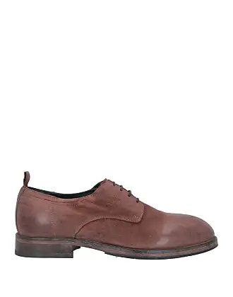 Moma burnished lace-up derby shoes - Brown