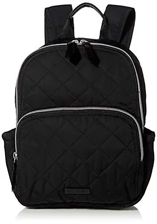 Vera Bradley Women's Microfiber Campus Backpack Bookbag, Classic Black, One  Size : : Clothing, Shoes & Accessories