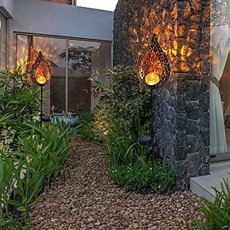 5x Solar Leuchten LED Hänge Laternen Garten Lampion Terrassen Lampen Balkon weiß 