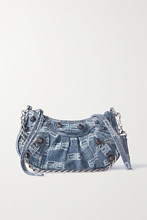 Balenciaga Metallic sky blue Le Cagole XS mini bag