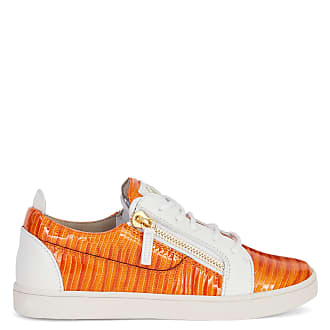 giuseppe zanotti orange shoes