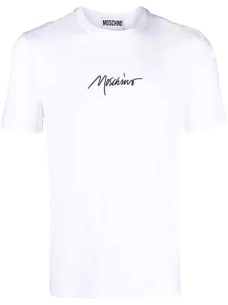 Moschino logo-embroidered cotton shirt - Black